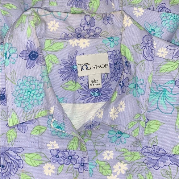 The Tog Shop Button Front Floral Jacket - Picture 2 of 6